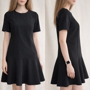 COS Black Short Sleeve Mini Dress M (8)